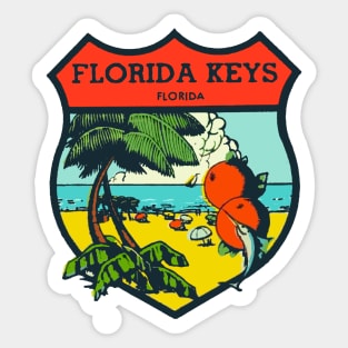 Vintage Florida Keys Decal Sticker